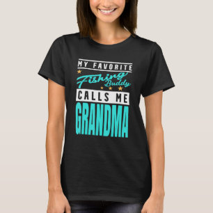 Mijn favoriete visvriendje noemt me oma vissen t-shirt