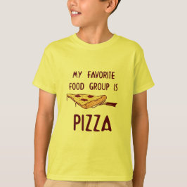 Mijn favoriete voedingsgroep is Pizza T-shirt