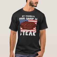 Mijn favoriete voedselgroep is Steak American Flag