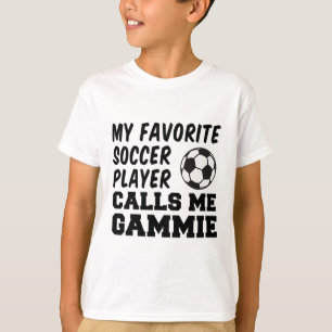Mijn favoriete voetballer noemt me Gammie T-shirt