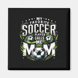 Mijn favoriete voetballer noemt me mama schattige magneet