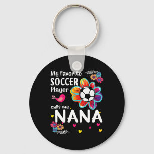 Mijn favoriete voetballer noemt me Nana Voetbal Fl Sleutelhanger
