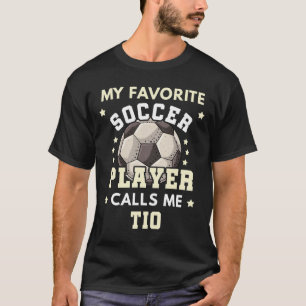 Mijn favoriete voetballer noemt me oom voetbal t-shirt