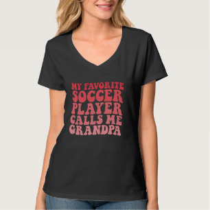 Mijn favoriete voetballer noemt me opa Funny G T-shirt