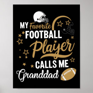 Mijn favoriete voetballer noemt me opa  poster
