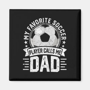 Mijn favoriete voetballer noemt me papa Vaderdag Magneet