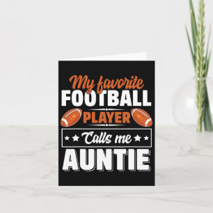 Mijn favoriete voetballer noemt me Tante Moeder Kaart