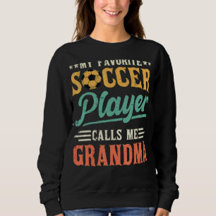 Mijn favoriete voetballer roept me Vintage Oma Trui
