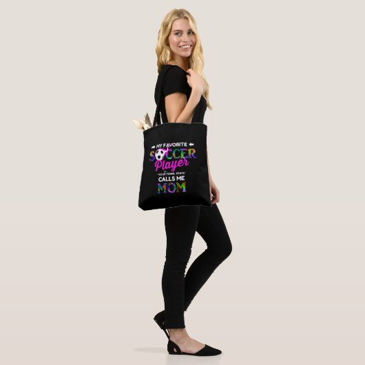 Mijn favoriete voetbalspeler Voetbal Voetbal Mam A Tote Bag (Op model)