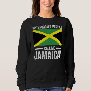Mijn favoriete volk Jamaicaanse vlag Trui
