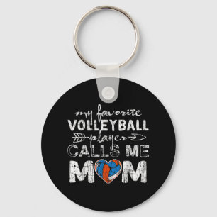 Mijn favoriete volleybalspeler noemt me mama Fun M Sleutelhanger