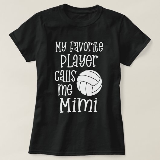 Mijn favoriete Volleybalspeler noemt me Mimi gift T-shirt (Design voorkant)