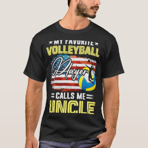 Mijn favoriete volleybalspeler noemt me oom Ameri T-shirt