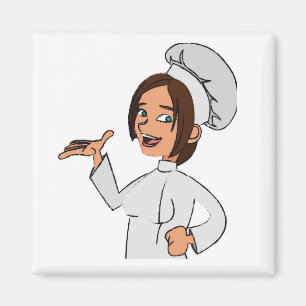 ***MIJN FAVORIETE VROUW CHEF** MAGNET