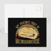 Mijn favoriete vruchtenmoes en kaasschaafjes aankondigingskaart (Voorkant / Achterkant)