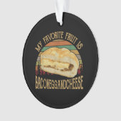 Mijn favoriete vruchtenmoes en kaasschaafjes ornament (voorkant)