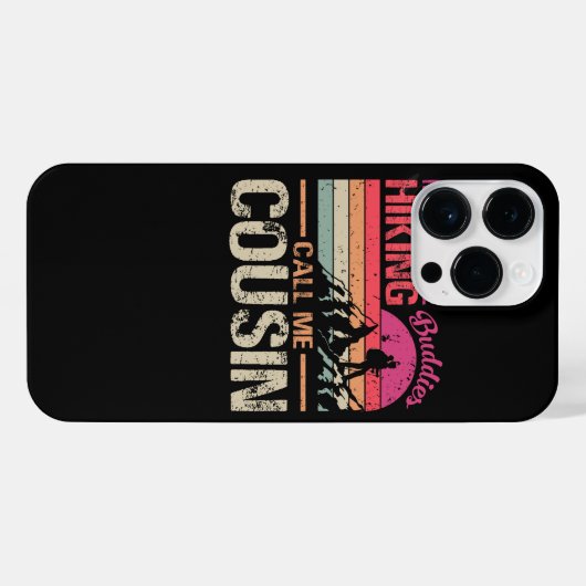 Mijn favoriete wandelende boeddies noemen me neef- iPhone hoesje (Achterkant horizontaal)