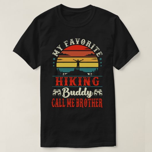 Mijn favoriete wandelende boeddy belde me op BROTH T-shirt (Design voorkant)