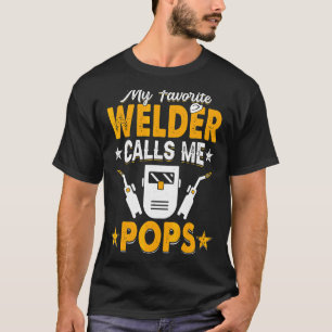 Mijn favoriete Welder noemt me Poppen die Papa-Man T-shirt