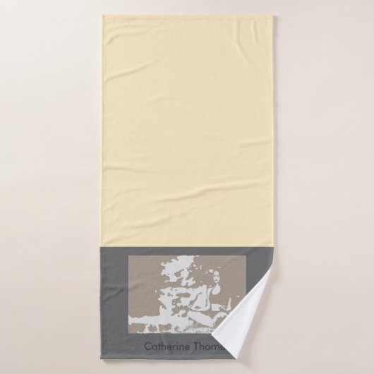 Mijn favoriete yogalerares badhanddoek (Badhanddoek)