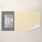 Mijn favoriete yogalerares badhanddoek (Badhanddoek)
