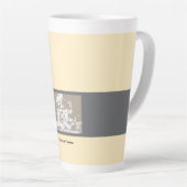 Mijn favoriete yogalerares latte mok (Rechterhoek)
