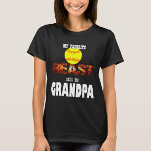 Mijn favoriete zachte beest noemt me opa. t-shirt