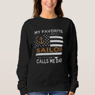 Mijn favoriete zeiler noemt me pa Sailing Dad USA  Trui