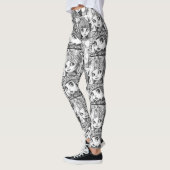 Mijn favoriete zwart-wit patchwork poppen leggings (Links)