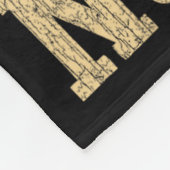 Mijn favoriete zwarte band noemt me Nonna Moederda Fleece Deken (Hoek)