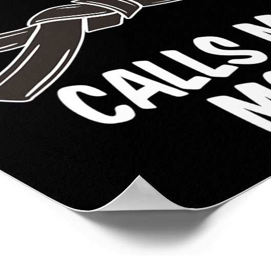 Mijn favoriete zwarte riem noemt me mama taekwondo poster (Hoek)