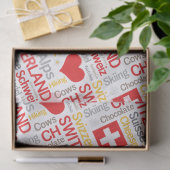 Mijn favoriete Zwitserse dingen Tissuepapier (Geschenk)