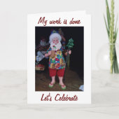 MIJN FAVORITE BEACH BUM ADULT HAPPY HOLIDAY FEESTDAGEN KAART (Voorkant)