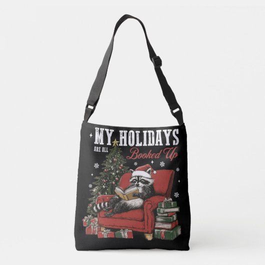 Mijn Feestdagen zijn allemaal volgeboekt Canvas ta Crossbody Tas (Achterkant)