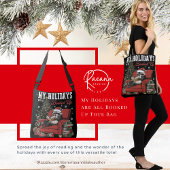 Mijn Feestdagen zijn allemaal volgeboekt Canvas ta Crossbody Tas