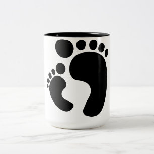 Mijn Feet bekijken Tweekleurige Koffiemok