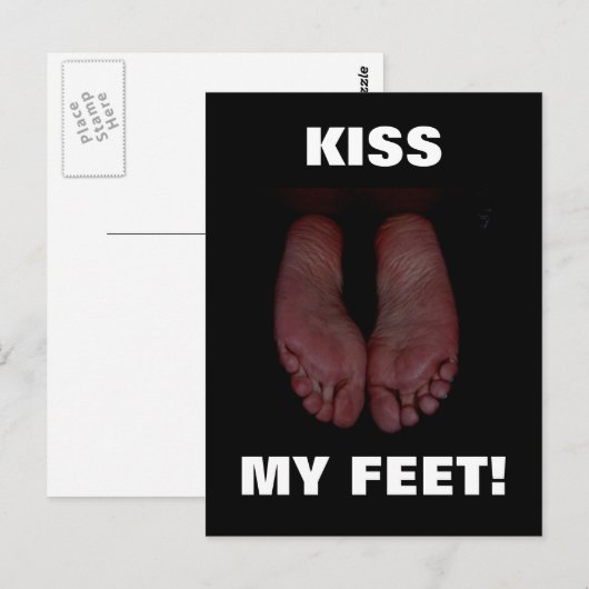 MIJN FEET. BRIEFKAART (Voorkant / Achterkant)