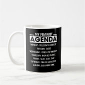 Mijn feministische agenda koffiemok (Links)