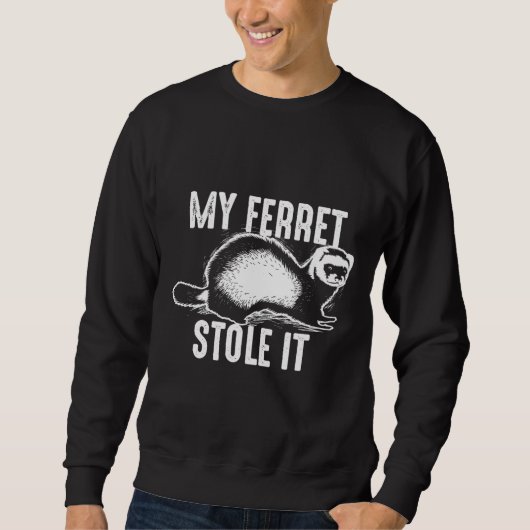 Mijn Ferret Stole I Cute Polecat Trui (Voorkant)