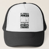 Mijn Fibonacci Jokes Funny Wiskunde Spiral Joke Trucker Pet (Voorkant)