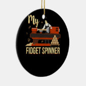 Mijn Fidget Spinner Funny Lathe Woodkeerzijde Vint Keramisch Ornament (Rechts)