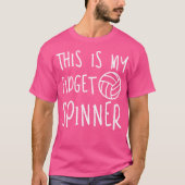 Mijn Fidget Spinner Volleyball T-shirt (Voorkant)