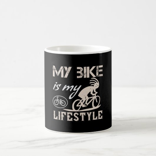 Mijn fiets is mijn levensstijl koffiemok (Center)