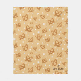Mijn Filmdeken - Pretzels & Popcorn Snacks Fleece Deken