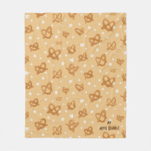 Mijn Filmdeken - Pretzels & Popcorn Snacks Fleece Deken