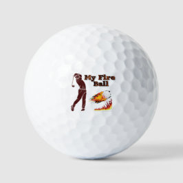 Mijn Fire Ball Golf T-shirt Golfballen