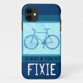 Mijn fixie Bike  fiets iPhone 5 Hoesje (Achterkant)