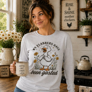 Mijn Flabbers Zijn Gasted Cute Duck T-shirt