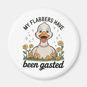 Mijn Flabbers Zijn Gastheren Gans Sarcastische Hum Magneet