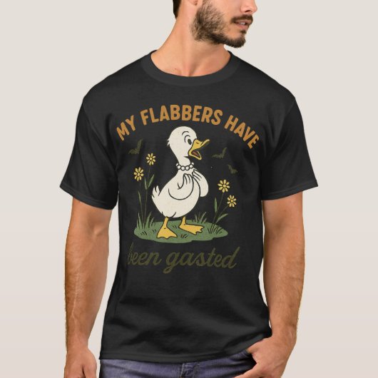 MIJN FLABBERS ZIJN VERGAST T-SHIRT (Voorkant)